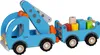 goki 55875 Kranwagen mit Anhänger 32 x 9 x 16 cm, Holz, 5 Produktbild-Vorschau 1