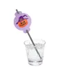 Papierové slamky s dekoráciou Halloween Eco Tube Ghosts Náhľad obrázku produktu 13