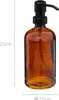 Bernsteinfarbener Seifenbehälter 450 ml Produktbild-Vorschau 4
