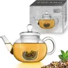 Creano Teekanne aus Glas 0,8l - Glasteekanne mit Glas-Sieb Produktbild-Vorschau 1