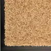 vidaXL Rohožka omyvatelná krémová 90x150 cm Náhled obrázku produktu 4