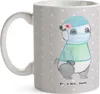Mr. & Mrs. Panda Kaffeetasse Chirurgin Herz - Grau Pastell Produktbild-Vorschau 3