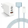 65W USB C Ladegerät 2x USB-C 1x USB-A + 140W MagSafe 3 Produktbild-Vorschau 1
