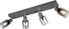 Reality Deckenstrahler 4er Spot Cadiz E14 schwarz Metall Produktbild-Vorschau 1