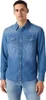 WRANGLER | 27MW Herren-Jeanshemd, reguläre Passform, Blau, Produktbild-Vorschau 10