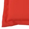 vidaXL Coussin pour banc de jardin rouge 150x50x3 cm tissu Voir les images du produit 15