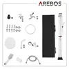 AREBOS doccia solare 40L con termometro doccia a mano e Anteprima dell’immagine prodotto 12
