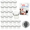 25er Set Sturzglas 125ml Einmachglas TO66 Silber Deckel Produktbild-Vorschau 2