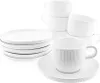 12 Teiliges Kaffee-Set, 6x Kaffeetassen, 6x Untertasse in Produktbild-Vorschau 1