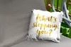 MuchoWow® Outdoor Kissen - Zitate - 'Was hält dich auf? - Produktbild-Vorschau 2