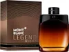 A product shot of Mont Blanc Legend Night Eau de Parfum for men, with its packaging box. Podgląd zdjęcia produktu