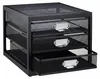 Zásuvkový box A4 s 3 priehradkami RD24815, čierna Náhľad obrázku produktu 11