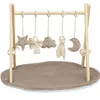 LuMali Baby Gym z 5 zabawkami i matą, składana łukowa Podgląd zdjęcia produktu 2