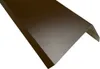 A brown metal profile piece, likely for roofing or construction, is shown against a white background. Produktbild-Vorschau