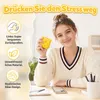 Squishy Spielzeug Käseform Stressabbau 7 cm TPR Struktur Produktbild-Vorschau 6