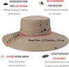 Sonnenhut Herren UV Schutz Safari Hut Buschhut Schlapphut Produktbild-Vorschau 2