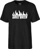 Huuraa Herren T-Shirt Grill Queen Flammen 3XL Black Bio Produktbild-Vorschau 2
