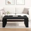 vidaXL Couchtisch Schwarz Eichen-Optik 100 x 100 x 35 cm Produktbild-Vorschau 4