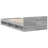 The Living Store Bettgestell mit Schublade Grau Sonoma Produktbild-Vorschau 7