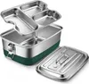 Nachhaltige Edelstahl Lunchbox 2000ml - Auslaufsichere Produktbild-Vorschau 1
