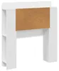 Armoire de tête de lit avec rangement vidaXL, blanc Voir les images du produit 7