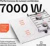 Klarstein MultiChef 4 Plaque Induction Et Gaz - 4 Zones, 2 Voir les images du produit 3