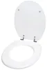 SANILO® Asiento de inodoro blanco, tapa de inodoro Vista previa de la imagen del producto 4