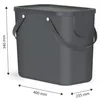 Rotho Mülltrennsystem 25L Albula - Mülleimer 40,0 x 23,5 x Produktbild-Vorschau 4
