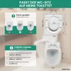 DERW Toilettendeckel WC Sitz mit Absenkautomatik, Klodeckel Produktbild-Vorschau 3