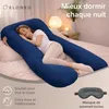 Oreiller ELONEO pour dormir sur le côté avec housse, Voir les images du produit 3
