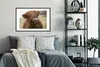 MuchoWow® Gerahmtes Poster Schottischer Highlander - Produktbild-Vorschau 2
