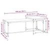 vidaXL Tables basses 2 pcs. Brun imitation chêne Matériau Voir les images du produit 8