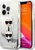 A clear product shot of a phone case with glitter and cartoon characters. Produktbild-Vorschau