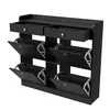 Merax Schuhschrank mit 4 Klapptüren, 2 Schubladen & 3 Produktbild-Vorschau 9
