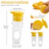 Zitronenpresse,2X Zitruspresse Mit Deckel Und Ausgießer Produktbild-Vorschau 2