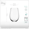 IMPERIAL Moderne Weingläser ohne Stiel Rotweingläser 660ml Produktbild-Vorschau 4