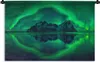 MuchoWow® Wandteppich Wandbehang Nordlichter - Steine - Produktbild-Vorschau 1