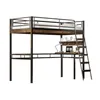MODFU Hochbett Kinderbett 90x200cm mit Rausfallschutz, Produktbild-Vorschau 8