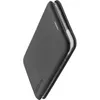 A black book-style phone case is shown at an angle against a white background. Produktbild-Vorschau