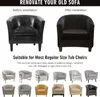 Topchances 2 kusy kryt židle Club Chair Slipcover, Velvet Náhled obrázku produktu 4