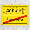 Zur Einschulung Metallschild XL in 21x28 cm mit Spruch Produktbild-Vorschau 7
