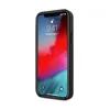 A black iPhone case is shown against a white background. Produktbild-Vorschau