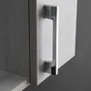 Specchio con pensile per bagno rovere bianco con luce led Anteprima dell’immagine prodotto 8