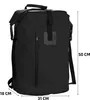 Wasserdichter Rucksack 28 L schwarz - Rolltop, robust, Produktbild-Vorschau 2