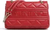 Elegante Rote Damentasche: Schultergurt, Kontrastdetails, Produktbild-Vorschau 11
