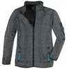Übergröße Brigg Strickoptik Fleecejacke mittelgrau Produktbild-Vorschau 1