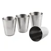 4er Set Stapelbare Becher Edelstahl Trinkbecher Camping Produktbild-Vorschau 5