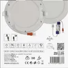 LED podhledové svítidlo NEXXO bílé, 17 cm, 12,5 W, neutrální bílá Anteprima dell’immagine prodotto