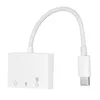 Sdoppiatore per cuffie, 3 in 1, trasferimento da USB a C, Anteprima dell’immagine prodotto 4