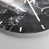 Wanduhr - Rund - Glasuhr - Trommel Staub Trommel - 30x30cm Produktbild-Vorschau 5